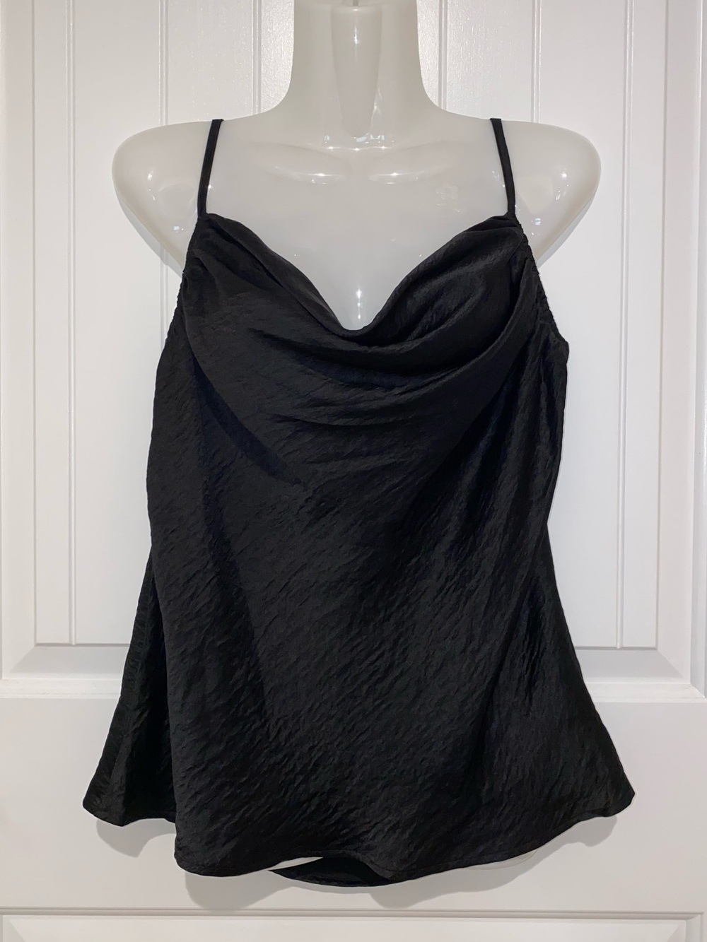 Steve Madden NWT Black Cowl Neck Cami